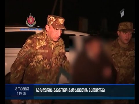 საზღვრის უკანონოდ გადაკვეთის მცდელობის ბრალდებით 10 პირი დააკავეს