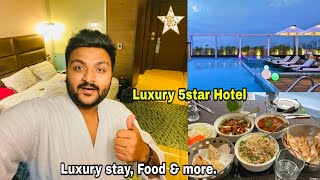 A day in a Luxury 5star Hotel Raddison || Lunch in Luxury 5star hotel || Luxury Hotel mein Lunch ||