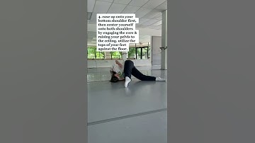 easy dance floorwork trick tutorial for a solo or group routine! #dancer #floorwork #dancetutorial