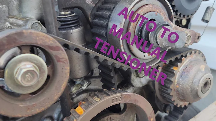 h22a manual tensioner install