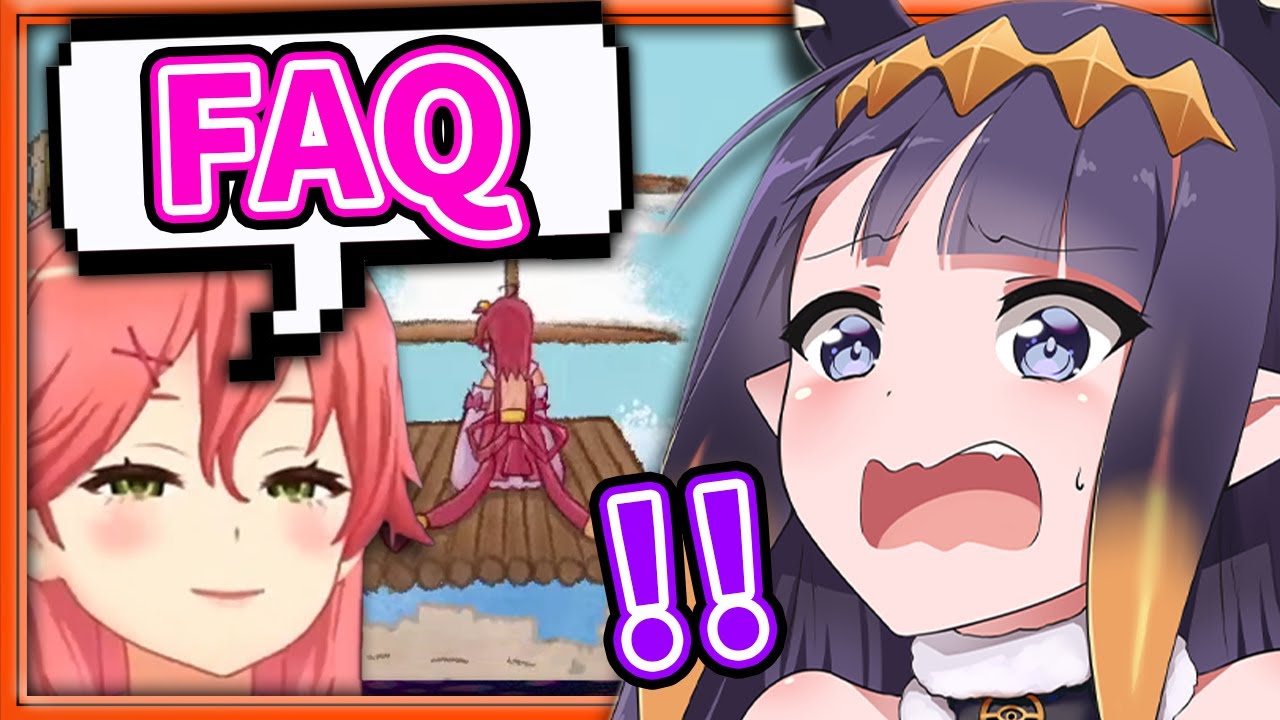 Ina was Caught Off Guard by Miko's FAQ 【Ninomae Ina'nis / HololiveEN】