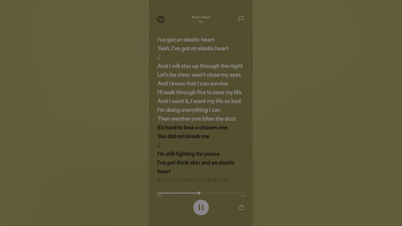 Elastic Heart - Sia: Sped Up Elastic Heart - Sia: Sped Up