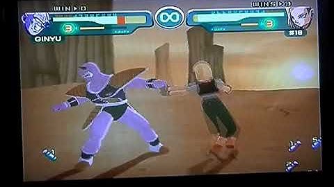 Dragon Ball Z Budokai(Gamecube)-Captain Ginyu vs Android 18 II