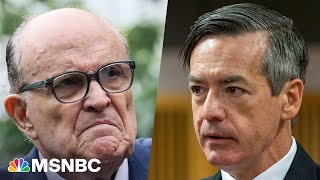 Chesebro guilty plea 'not a good day' for Giuliani \& Eastman, Andrew Weissmann says