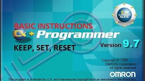 BASIC INSTRUCTIONS OMRON PLC ( KEEP, SET, RESET )