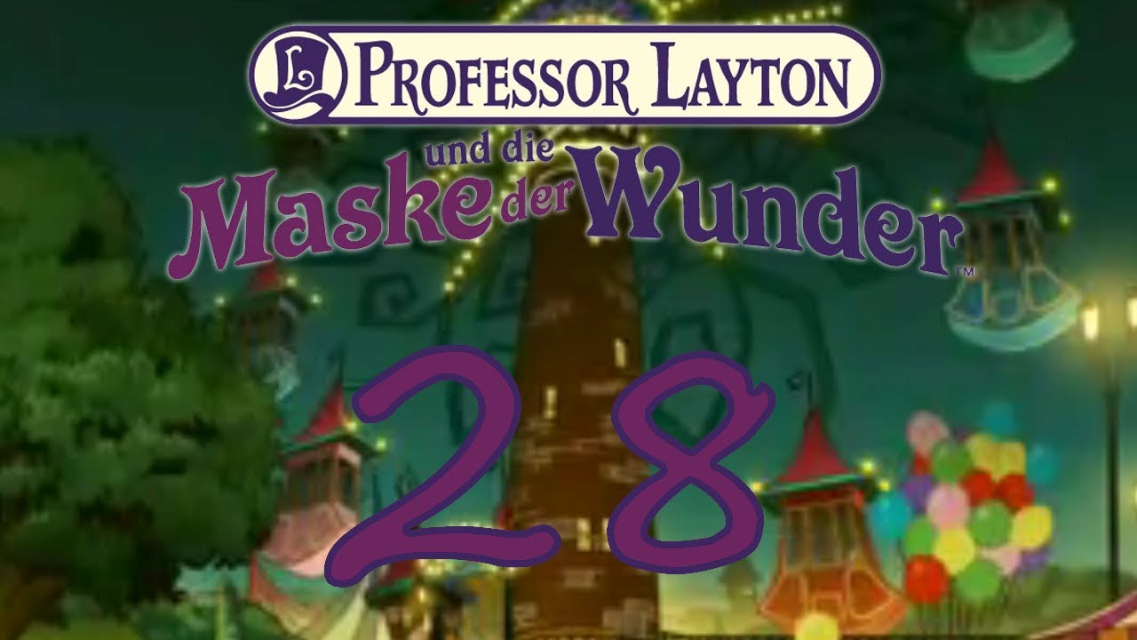 Maske Der Wunder Komplettlösung Rätsel 084 Professor Layton und die Maske der Wunder Part 28: Spaß im Gruselpark