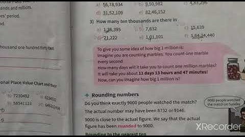 Class:4th Maths, Orient Black Swan, Ch:Large Numbers, Introduction about Rounding of NO