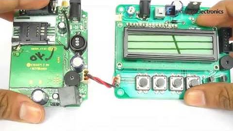 GSM Connected Notice Board using AVR ATmega16