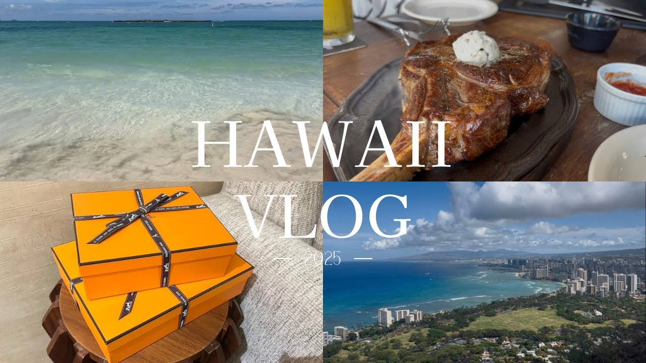 【Vlog】2025年7月 子連れハワイ4泊6日🌺 食べて遊んで買って大満足🐢