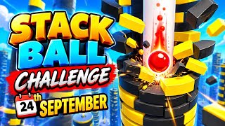 🔥 24th September Stack Ball Challenge LIVE! 🔥 screenshot 1