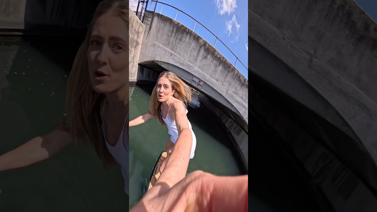 Pumpfoiling POV through CAPE TOWN!‍#closecall #sportsgirl #POV #athlete #extremesports