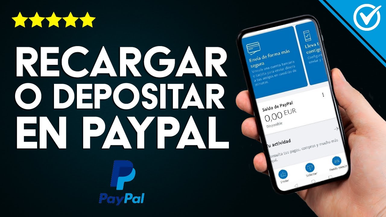 ¿Cómo recargar dinero a mi cuenta PayPal sin tarjeta de credito