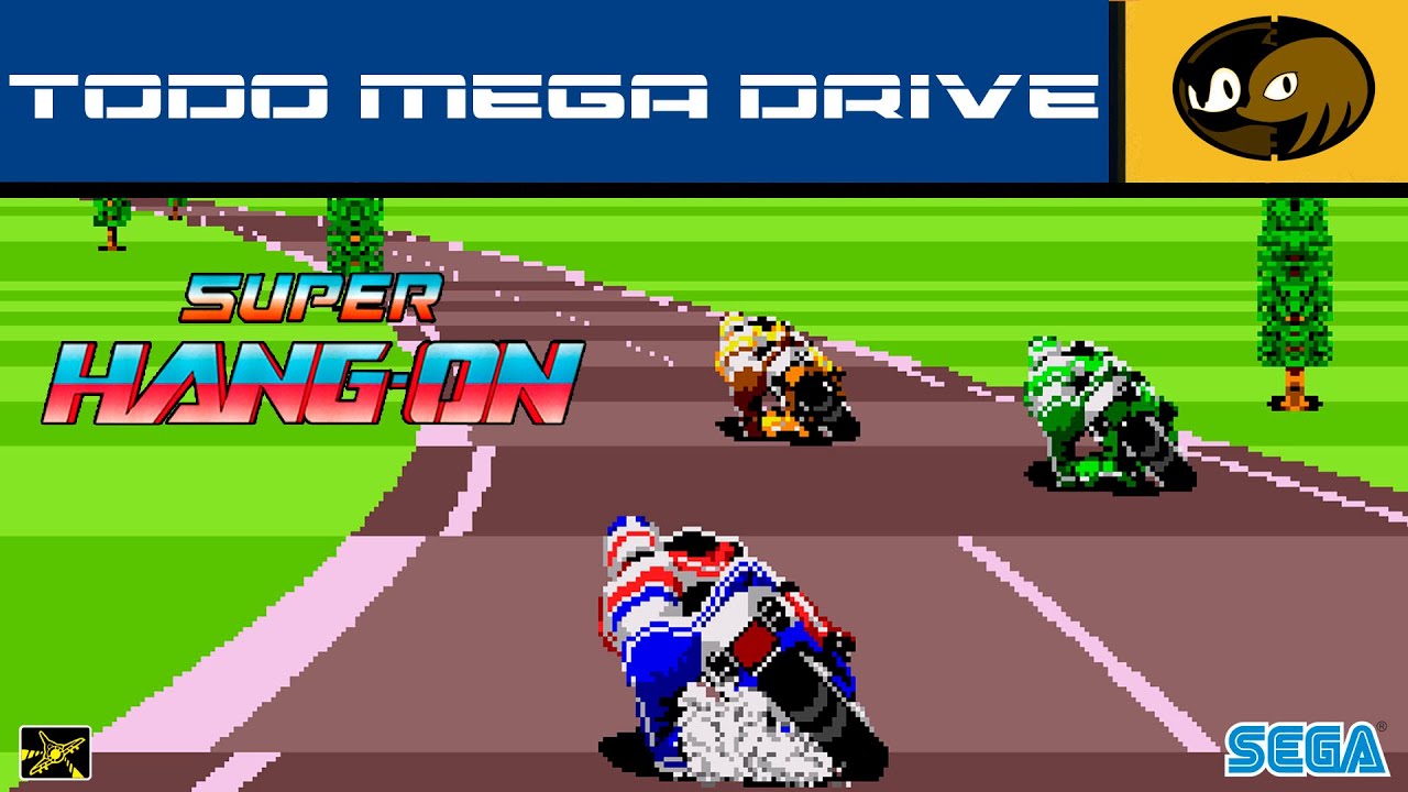 Jeu Sega Mega Drive Super Hang-On - Version PAL Complète (boîte, Notice) En Très Bon État, Testé Et Fonctionnel