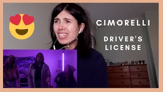 REACTION: Cimorelli - driver&#39;s license (acoustic cover)