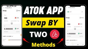 Atok token swap in trust wallet | Atok Token Two Swapping Methods | Atok Token Swap process