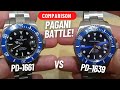 PAGANI DESIGN PD-1661 'COOKIE MONSTER' 40MM VS PD-1639 'SMURF' 43MM SUB HOMAGE WATCHES!