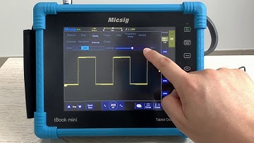 Micsig tablet oscillosocpe graticule display adjust