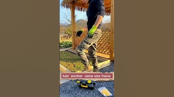 Thumbnail of What A Handy Man Building Such A Beautiful Mini Green House #satisfying #short
