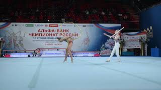 Максим Кондратьев и Эллина Климова Чемпионат России по художественной гимнастике 2024