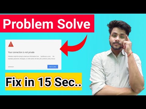 your connection is not private Problem Solve || connection is not private fix || Yt service