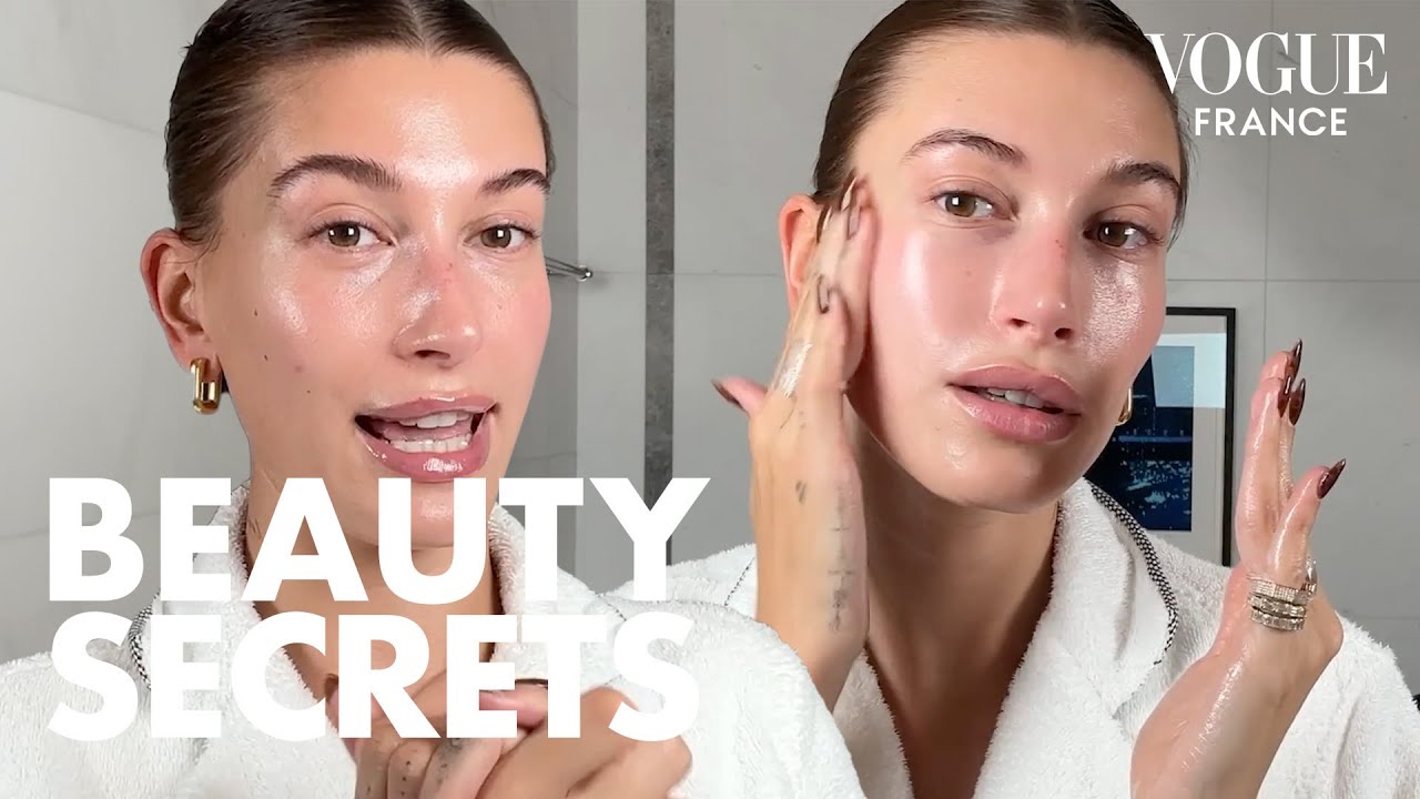 I followed Hailey Bieber's Vogue makeup routine…i don't know how to feel 