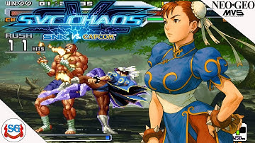 SVC Chaos: SNK vs. Capcom (Arcade MVS - Neo Geo / 2003) – Chun-Li (Playthrough / LongPlay)
