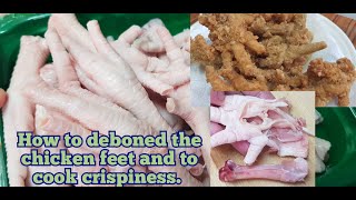 How to debone Chicken feet andFried Crispiness ala street food.    #CrispyFriedBonelessChickenFeet