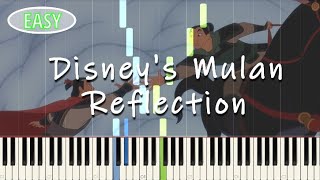 Disney's Mulan - Reflection | EASY Piano Tutorial