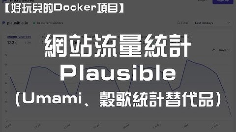 【好玩儿的Docker项目】Umami替代品，又一款网站流量统计工具——Plausible