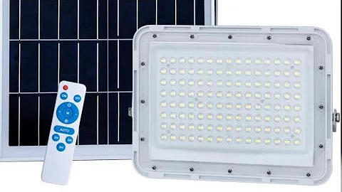 2300W LED Solar Flood Lights,24000Lm Street Flood Light Outdoor IP67 Waterproof with Remote Control