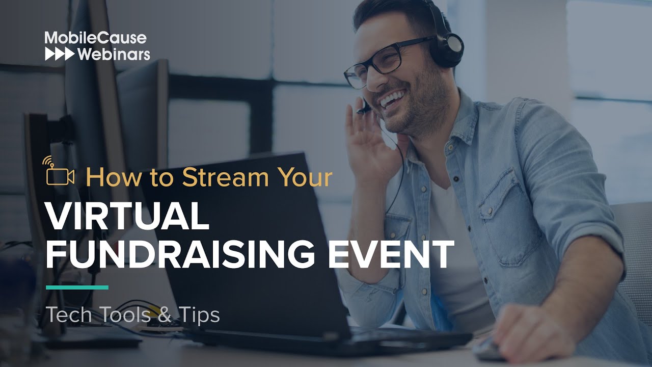 How to Stream Your Virtual Fundraising Event - YouTube