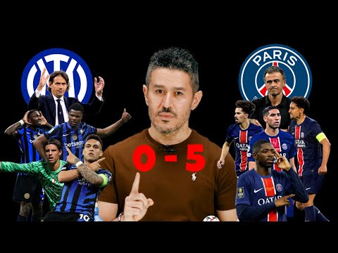 أحمد عفيفي باريس سان جيرمان يسحق الانتر استاد الملز 