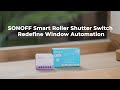 Sonoff MINI-RBS Slimme WiFi Rolluikschakelaar met Matter video