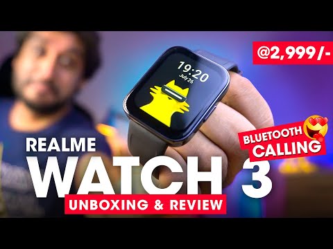 Realme WATCH 3 Smartwatch Unboxing & Review ⚡️ Best Bluetooth Calling Smartwatch 2022 Under 3000!