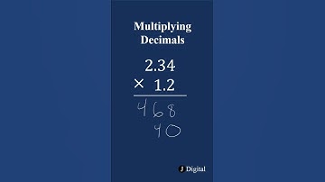 How to Multiply Decimal Numbers