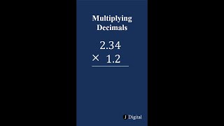 How to Multiply Decimal Numbers