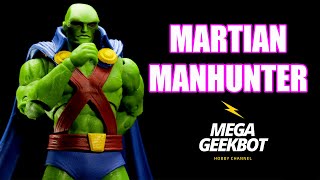 Mcfarlane Toys Dc Multiverse Classic Martian Manhunter Gold Label Action Figure Unboxing