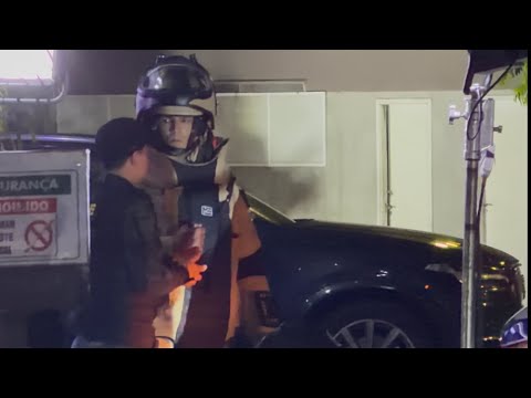 Alarme falso: veja passo a passo da suspeita de bomba em carro de Flávio Bolsonaro dentro da Band