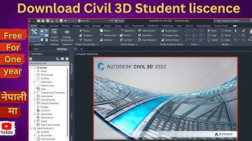 Download And Install Civil 3d For Free || Student License || Civil 3D
