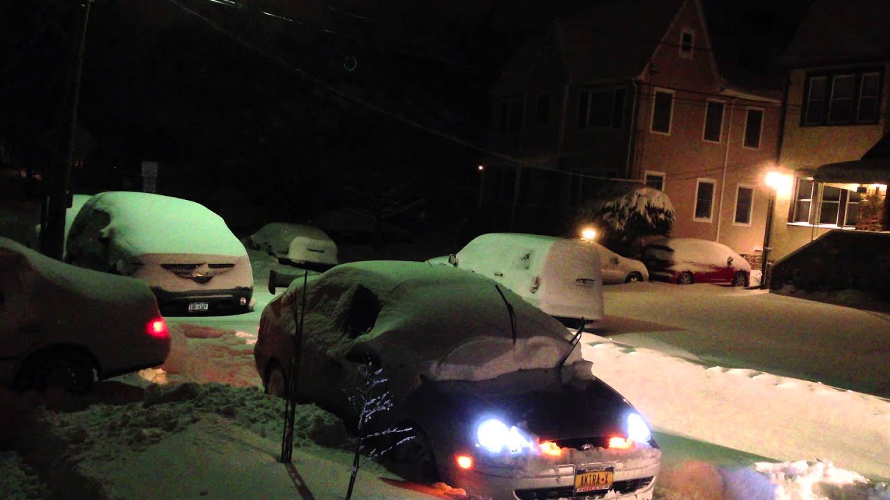 Cnn I Report Time Lapse Assignment NorthEast Blizzard warming up Car ...