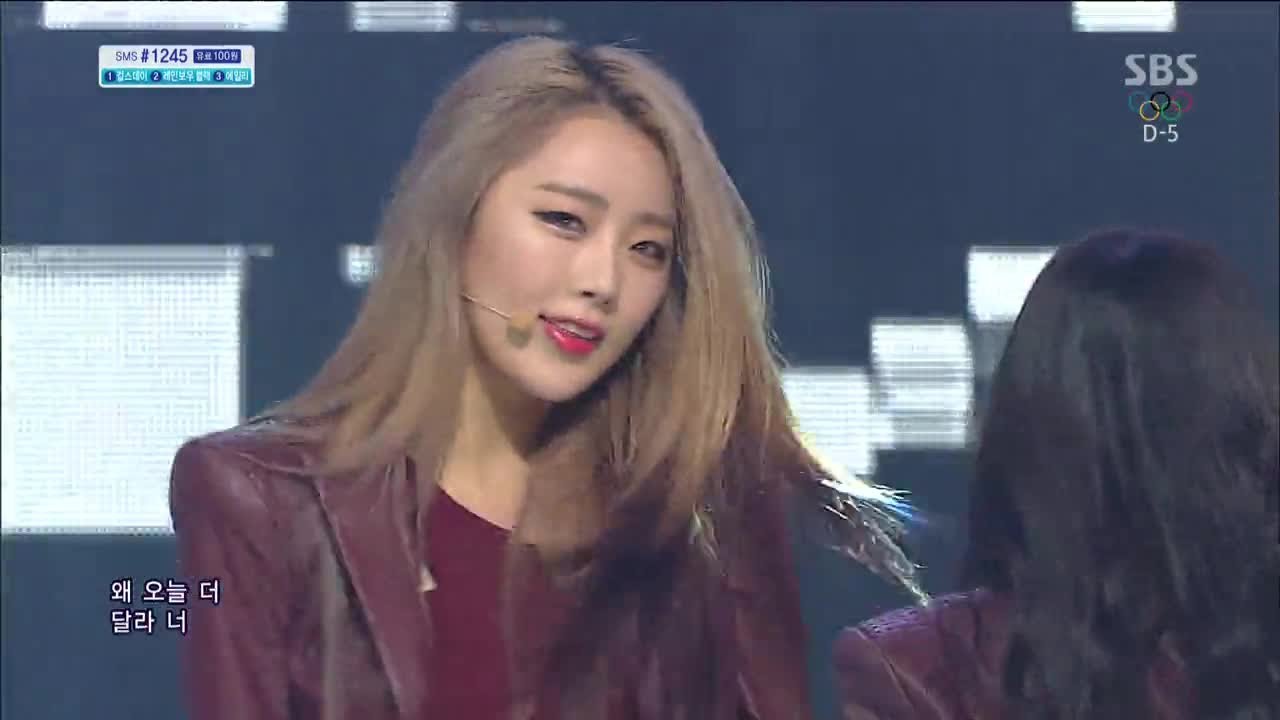 [Moon Sharet Dalshabet] - B.B.B @ популярная песня Inkigayo 140202