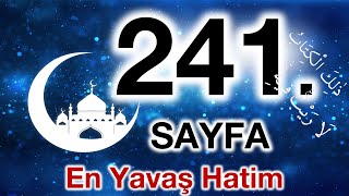 Kuran 241. sayfa / Yusuf Suresi 8. sayfa / yavaş okuyuş 13. cüz 241. sayfa / ok takipli 241. sayfa