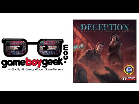 Deception: Murder in Hong Kong Review with the Game Boy Geek