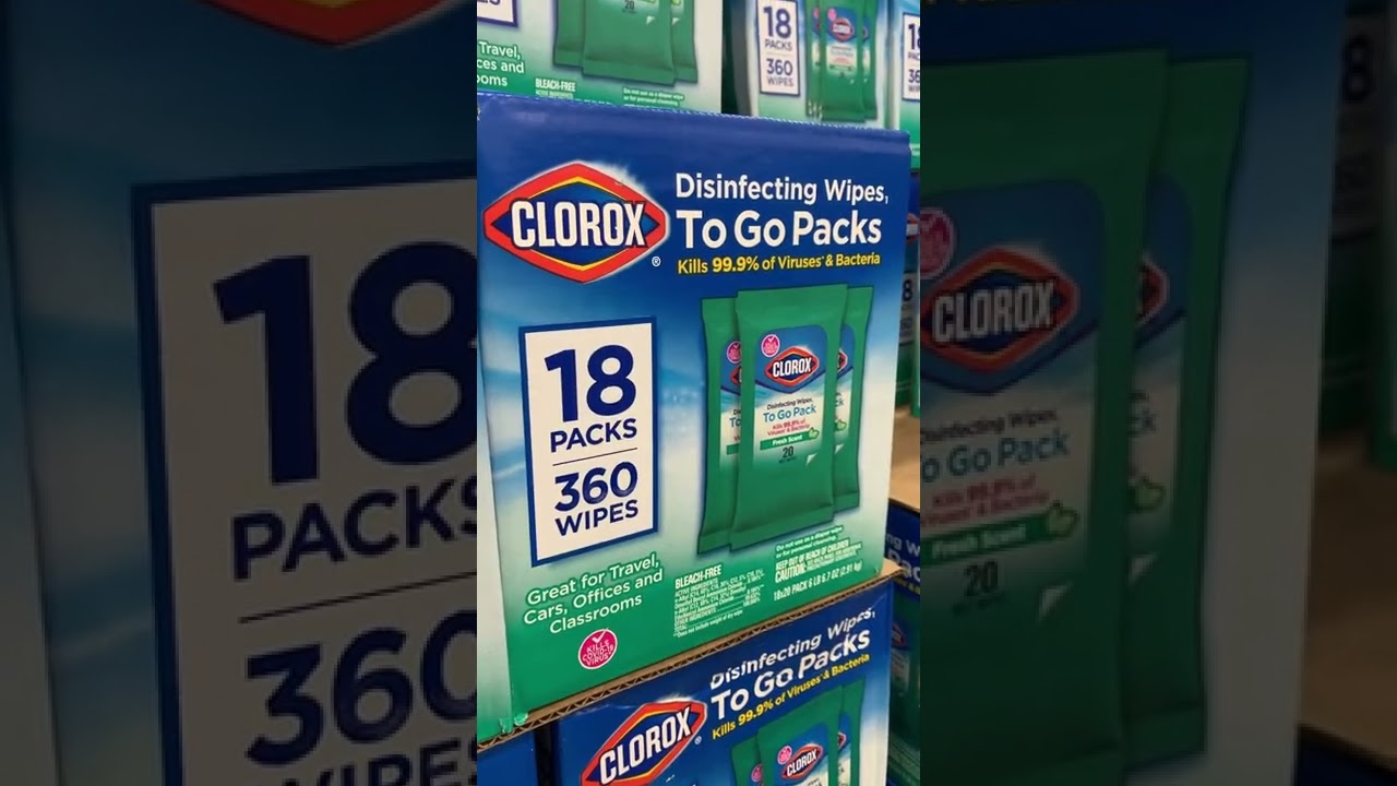 Clorox Disinfecting Wipes, Fresh, 20count, 18pack Costco