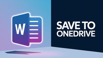 How to Save a Word Document To onedrive