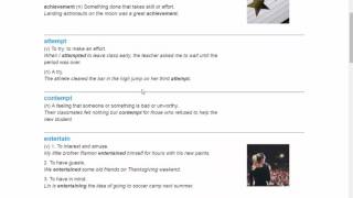 12 Scene 2 Word List i3000 screenshot 5