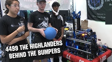 Behind the Bumpers 4499 The Highlanders Robot -  Rapid React