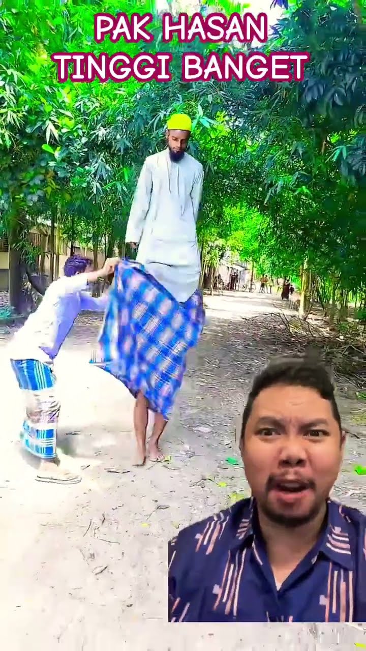 PAK HASAN TINGGI BANGET YA!!!?? #funny #comedy #prank #fun