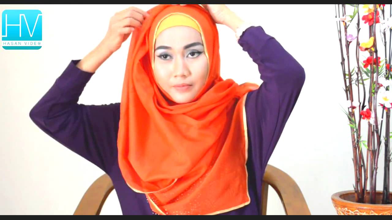 TUTORIAL HIJAB PASHMINA INSPIRED BY HANA CHSI DEWI SANDRA PART 48