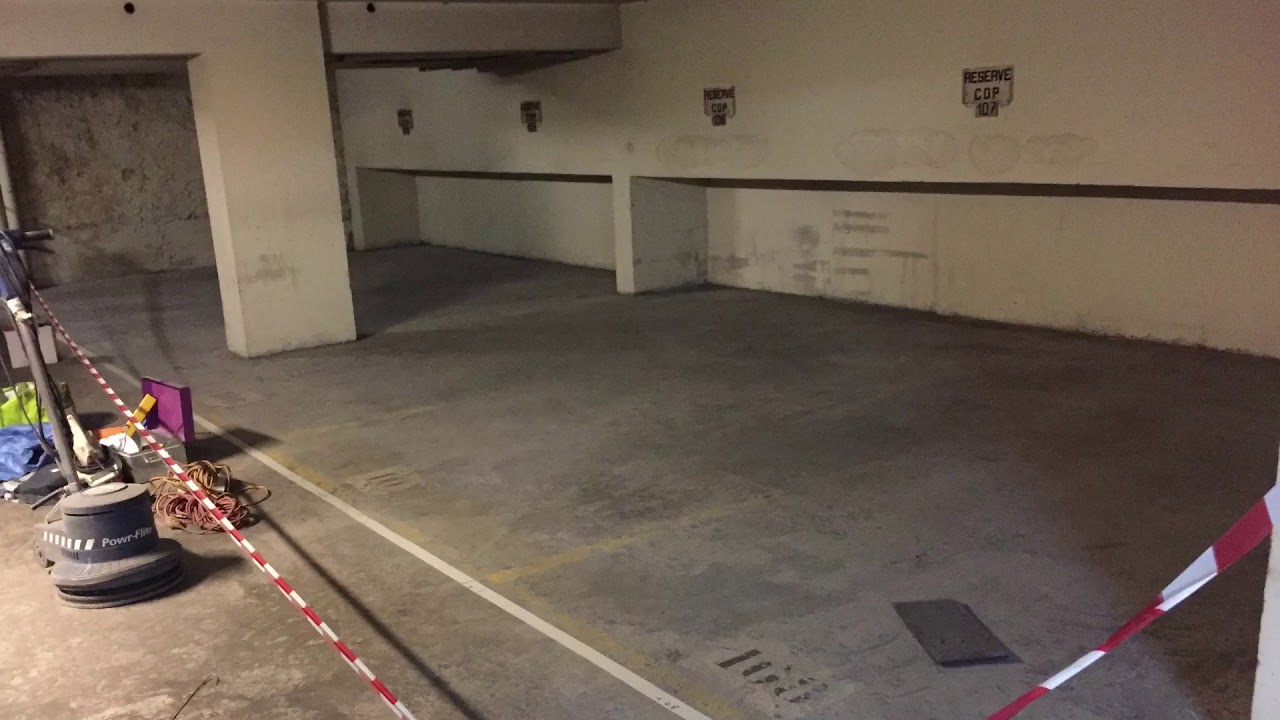 Réfection parking en resine epoxy